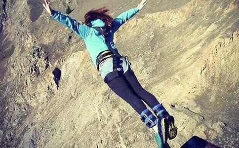 第一次蹦極作文