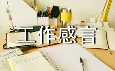 十年工作感言精選