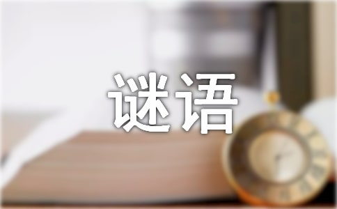日常物品謎語(精選170句)