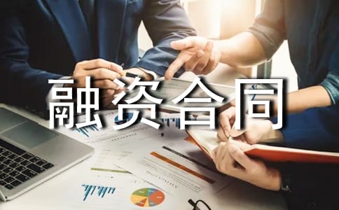 融資合同(精選22篇)